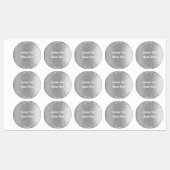 Funkelnd Sticker für Silver Gold Glitzer (Blatt)