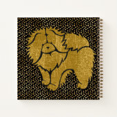 FUNKELND THANG Chow Imitate Metallspiralheber Notizblock (Rückseite)