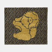 FUNKELND THANG Chow Imitate Metallvlies Decke (Vorderseite (Horizontal))