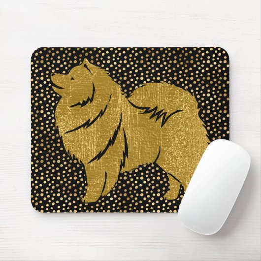 FUNKELND THANG LAPPHUND Imitate Folie Mousepad (Mit Mouse)