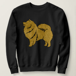 FUNKELND THANG Lapphund Imitate metallisch Sweatshirt