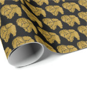 FUNKELND THANG-Rohpapier Geschenkpapier (Rolleneckpunkt)