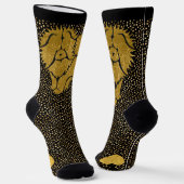 FUNKELND THANG ROUGH CHOW Imitate Metallsocken Socken (Gewinkelt)