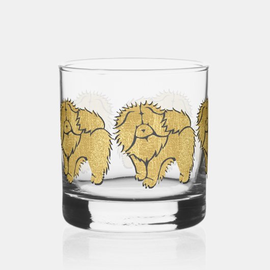 Funkelnd Thang Rough Chow Rocks Glas (Vorderseite)