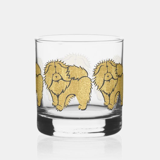 Funkelnd Thang Rough Chow Rocks Glas (Rückseite)