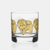 Funkelnd Thang Rough Chow Rocks Glas (Links)