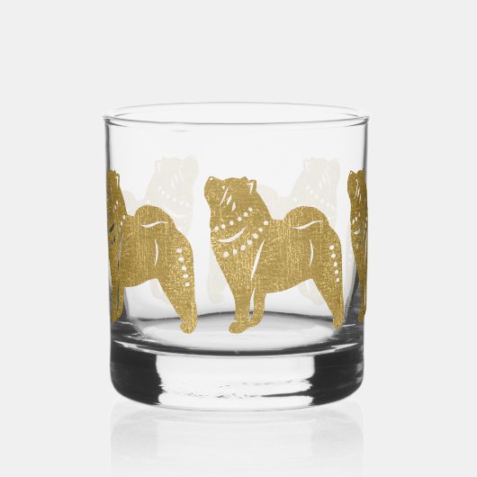 Funkelnd Thang Smooth Chow Rocks Glass Whiskyglas (Vorderseite)