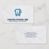 Funkelnd Tooth | Dental Terminkarte (Vorne/Hinten)