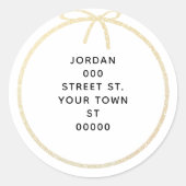 Funkelnd Umschlag Aufkleber (Vorderseite)