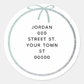 Funkelnd Umschlag Aufkleber (Vorderseite)