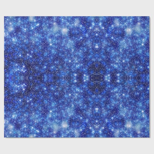 Funkelnd und Starry Night Sky Geschenkpapier (Flach)