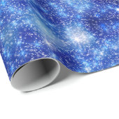 Funkelnd und Starry Night Sky Geschenkpapier (Rolleneckpunkt)