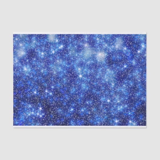 Funkelnd und Starry Night Sky Seidenpapier (Vorderseite)
