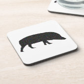 Funkelnd Untersetzer Pig Cork (Linke Seite)