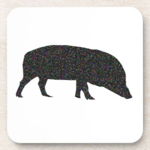 Funkelnd Untersetzer Pig Cork