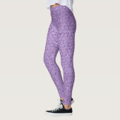 Funkelnd Violett-Leggings Leggings (Links)