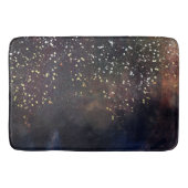 Funkelnd Wasserfarbe Erde rustikale Moderne Glam Badematte (Vorderseite)