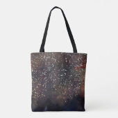 Funkelnd Wasserfarbe Erde rustikale Moderne Glam Tasche (Rückseite)