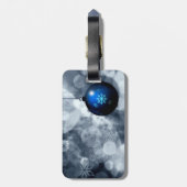 Funkelnd Weihnachten Gepäckanhänger (Rückseite vertikal)