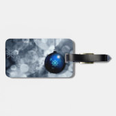 Funkelnd Weihnachten Gepäckanhänger (Rückseite horizontal)