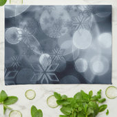 Funkelnd Weihnachten Geschirrtuch (Gefaltet)