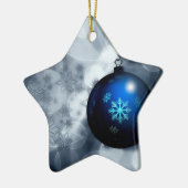 Funkelnd Weihnachten Keramik Ornament (Links)