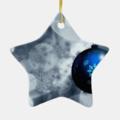 Funkelnd Weihnachten Keramik Ornament (Hinten)