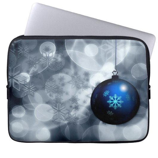 Funkelnd Weihnachten Laptopschutzhülle (Vorderseite)