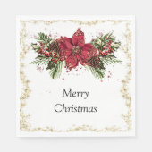 Funkelnd Weihnachten Napkins Serviette (Vorderseite)