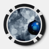 Funkelnd Weihnachten Pokerchips (Rückseite)