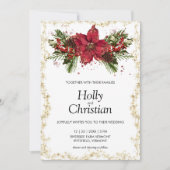 Funkelnd Weihnachtsaufenthalte Einladung (Vorderseite)