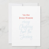 Funkelnd Weihnachtsbälle Flat Card (Rückseite)