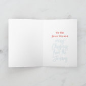 Funkelnd Weihnachtsbälle Weihnachtskarte Feiertagskarte (Innenseite)