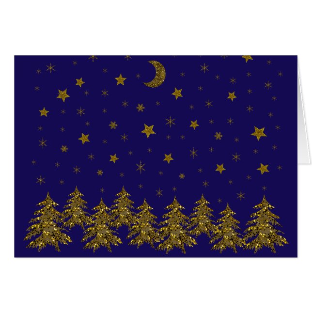 Funkelnd Weihnachtsbaum (Vorderseite (Horizontal))