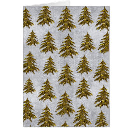 Funkelnd Weihnachtsbaum auf abstraktem Silberpapie