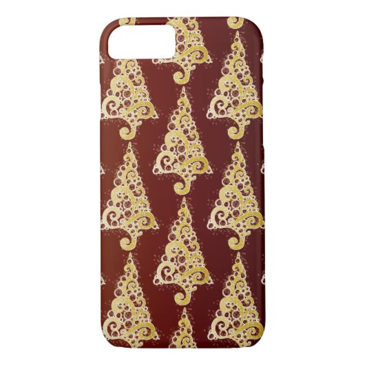 Funkelnd Weihnachtsbaum Case-Mate iPhone Hülle (Rückseite)