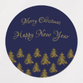 Funkelnd Weihnachtsbaum Etiketten (Design 1)