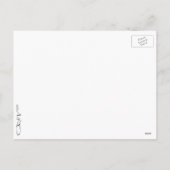 Funkelnd Weihnachtsbaum Feiertagspostkarte (Rückseite)