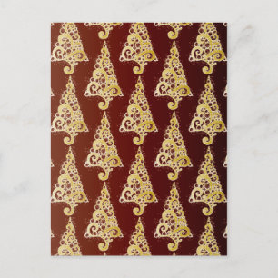 Funkelnd Weihnachtsbaum Feiertagspostkarte