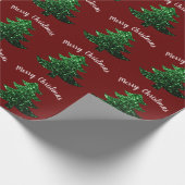 Funkelnd Weihnachtsbaum Geschenkpapier (Ecke)