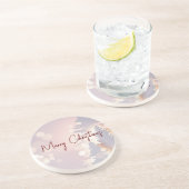 Funkelnd Weihnachtsbaum Getränkeuntersetzer (Seite)