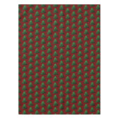 Funkelnd Weihnachtsbaum grün Dunkelrot Muster Tischdecke (Vorderseite)
