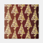 Funkelnd Weihnachtsbaum Magnet (Vorne)