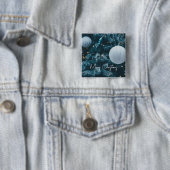 Funkelnd Weihnachtsbaum und Weihnachtsbälle Button (Beispiel)