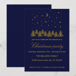 Funkelnd Weihnachtsfeier Einladung