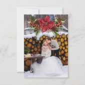 Funkelnd Weihnachtskarten Dankeskarte (Vorderseite)