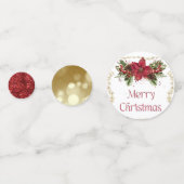 Funkelnd Weihnachtskonfetti Konfetti (Vorderseiten)