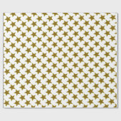 Funkelnd Weihnachtssterne Geschenkpapier (Flach)