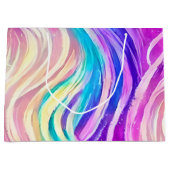 Funkelnd Wirbles Muster Große Geschenktüte (Vorderseite)