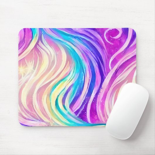 Funkelnd Wirbles Muster Mousepad (Mit Mouse)